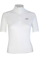2022 Woof Wear Womens Short Sleeve Performance Riding Shirt WA0006 - White